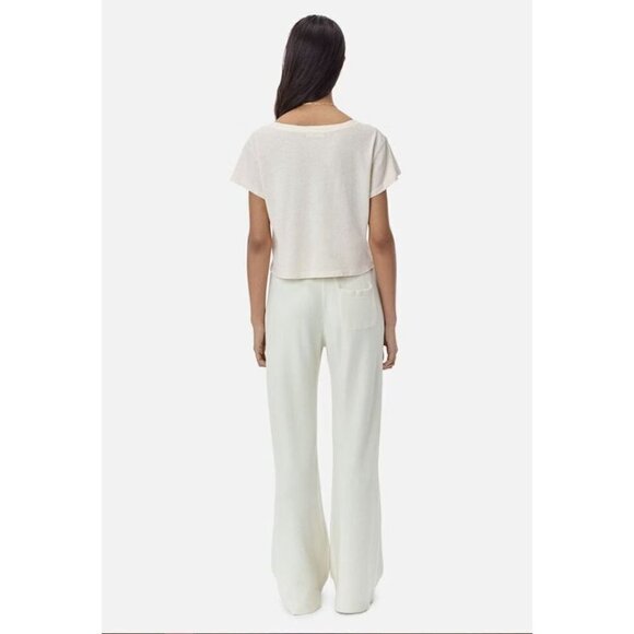 John Elliott Cotton Corduroy Cropped Sweatpants in Basalt Small New - Picture 13 of 15